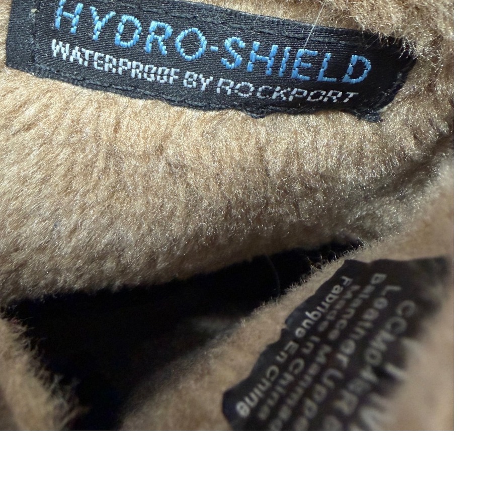 Rockport Hydro-Shield Waterproof Boots Brown Leather Faux Fur Size 11M CCM04BR88 - Picture 6 of 9